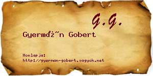 Gyermán Gobert névjegykártya